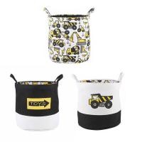 ราคา ไอเทมเด็กหอ ตะกร้าสาน ตะกร้าใส่เสื้อผ้าสกปรกกันความชื้นกระเป๋าเก็บของเล่นเด็กการ์ตูนวิศวกรรมยานพาหนะสไตล์ตะกร้าเก็บผ้าทรงกลม 1308 (42420319487)