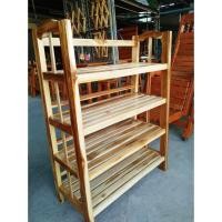 ราคา Sukthong@เเพร่ ชั้นวางรองเท้า 4ชั้น S-200 ไม้สักเเท้ (1801653637)