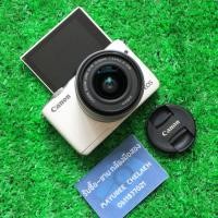 ราคา Canon Eos M10 + Lens 15-45 is stmใช้งานปกติ 100% ทุกระบบ อุปกรณ์ครบพร้อมใช้งาน (3970424900)