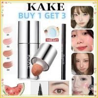 ราคา มีสินค้าในสต๊อกซื้อ 1 แถม 3 KAKE Liquid Blush Eye Shadow Red Rouge Cream Blush กันน้ํา Long-lasting Whitening Blush Peach Pink เครื่องสําอาง (24495701237)