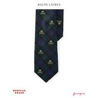 ราคา RALPH LAUREN SKULL TARTAN SILK TIE (945177955)