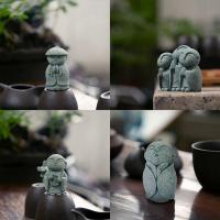 ราคา Buddha Stone Statue Little Buddhist Monks Tibetan Buddhism Figurines Zen Garden Ornament Meditation Home Aquarium Decora (29420413171)
