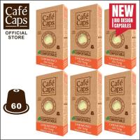 ราคา Nespresso Compatible Coffee Capsule Cremoso - Cafecaps (6 Boxes X 10 Caps) | กาแฟแคปซูล เครโมโซ (5804410616)