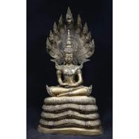 ราคา พระศรีอริยเมตไตรย์ ปางนาคปรก วัดนาคปรก จ.กรุงเทพ ปี2515 เนื้อทองเหลือง หน้าตัก9นื้ว (43812164011)