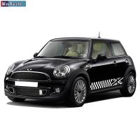 ราคา 2 ชิ้นสำหรับ MINI Cooper S One R50 R52 R53 R56 R57 F55 F56 F57 สติกเกอร์ด้าน (24387996987)