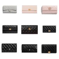 ราคา Chanel/Long/Flip Wallet/แท้ 100% (29463518279)