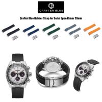 ราคา สายนาฬิกาแบบยางรุ่น Crafter Blue for Seiko Speedtimer 20mm (28564870612)