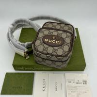 ราคา Gucci GG Supreme Monogram Neo Vintage Mini Shoulder Crossbody Bag (26177326374)