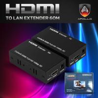 ราคา HDMI TO LAN 4K HDMI EXTENDER 60m ยี่ห้อ APOLLO (21170906262)