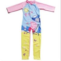 ราคา ชุดว่ายน้ำเด็กbodysuit แขนยาวขายาว (ลายเปปป้า) (1671650570)