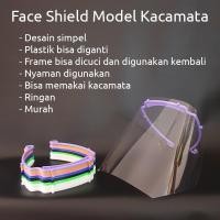 ราคา PPE Face Shield Visor นํามาใช้ใหม่ 3D พิมพ์ Face Shield แว่นตาสไตล์ Face Shield (13011206597)