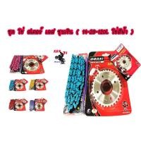 ราคา ชุด โซ่ สเตอร์ เลส ชุบเงิน ( 14-29-120L โซ่สีฟ้า ) OSAKI แท้ เบอร์ 420 สำหรับรถ WAVE (6060079332)