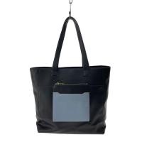 ราคา Paul SMITH Tote Bag Purse กระเป๋าถอดได้ หนัง BLK ส่งตรงจากญี่ปุ่น มือสอง (42068582263)