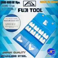 ราคา Fuji tool เกจวัดรัศมีสแตนเลส (R) 19ชิ้น/ชุด ขนาด 0.2-2.0มิล รุ่น L300M2 - Stainless Steel Radius Gage 19 Leaves No.L300M (9539309208)