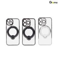 ราคา Gizmo รุ่น 15 / 15 P / 15 PM เคสใส เคสนิ่ม เคสชาร์จได้ มีขาตั้ง มีฟิล์มเลนส์ติดเคส เคส สีดำ สีเงิน Mag Ring Stand Case (24266633284)