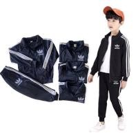 ราคา ชุด Adidas สีดำ แขนยาว ขายาว วอร์มปัก คอปก ปัก ด้านหน้าอก ด้านหน้าขากางเกง ซิปหน้า (20052792149)