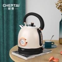 ราคา ดี คุ้มเวอร์ กาต้มน้ำ กาน้ำร้อนไฟฟ้า กา Nordic กา Vintage Style กาน้ำร้อน สไตล์วินเทจ รูปทรงโบราณ สีเขียว สีครีม (7877584142)