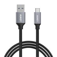 ราคา สายชาร์จ/ซิงค์ Aukey 3.3 ft. Nylon USB 3.0 Type-A to USB Type-C Cable ยาว 1 เมตร (CB-CD2) (1886077426)