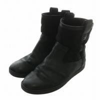 ราคา CHANEL Boots Coco quilting mark Mouton black Direct from Japan Secondhand (28840518648)