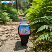 ราคา นาฬิกาข้อมือกีฬาผู้ชาย SYNOKE พร้อมจอแสดงผล LED นาฬิกาปลุก ดิจิตอล และมัลติฟังก์ชั่น (42123777088)