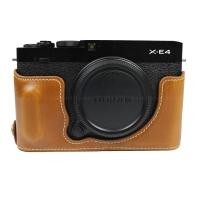 ราคา Fujifilm XE4 X-E4 PU กล้องครึ่งเคสสําหรับ Fujifilm XE4 X-E4 พร้อมสายคล้องมือ (43667692655)