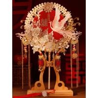 ราคา สไตล์จีนสองด้านสองด้านสองด้านแต่งงาน ซี พัดลม ย กลุ่มที่ทําด้วยมือพัดลมอุตสาหกรรมหนัก ซิวเหอ พัดลมวัสดุแพคเกจผลิตภัณฑ์สําเร็จรูปครอบคลุมพั (42372591523)