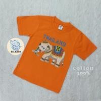 ราคา เสื้อยืดเด็กสกรีนลายช้างไทยแลนด์เสื้อยืดสีสกรีนคอตตอน 100-150cm ใส่สบายผิว เสื้อยืดลายไทยแลนด์ -พร้อมส่ง (24792952332)