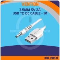 ราคา Vention สายไฟ USB to DC 1M 5V 1A 2A 3.5 มม. สายไฟ USB 2.0 แบบนิกเกิล (28982038954)