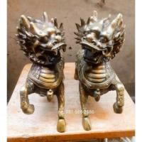 ราคา กิเลนคู่มงคลเนื้อทองเหลืองเสริมโชคลาภเสริมฮวงจุ้ย (19246240207)