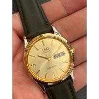 ราคา ขายนาฬิกา Q&Q QUARTZ กันน้ำ ของแท้ มือสอง (25519756799)
