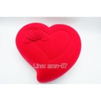 ราคา กล่องกำมะหยี่หัวใจกุหลาบใหญ่ (1536956410)