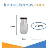 ราคา ขวดน้ําผลไม้แก้ว 200 มล. + หมวก | ขวดนมแก้ว | ขวดใส่น้ําเชื่อมแก้ว (40473311452)