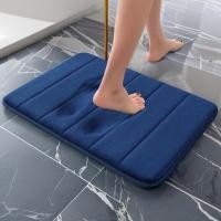ราคา พรมเช็ดเท้า พรมกันลื่นเมมโมรี่โฟม ซึมซับน้ำได้ดี วัสดุ พรมเช็ดเท้า ผ้าเช็ดเท้า เมมโมรี่โฟม ดูดซับน้ำไ (22887675350)