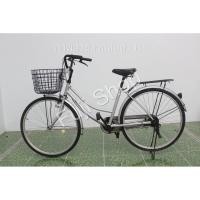 ราคา จักรยานแม่บ้านญี่ปุ่น - ล้อ 26 นิ้ว - ไม่มีเกียร์ - สีเงิน [จักรยานมือสอง] (16649283591)