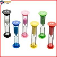 ราคา นาฬิกาทรายจับเวลา พลาสติก หลากสี 0.5 /1/2/3/5/10 นาที [ 6 ชิ้น ] ชุดจับเวลา (24864442280)