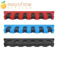 ราคา Mayshow ชั้นวางคันเบ็ด, ติดผนังแนวนอนแนวตั้งชั้นวาง 6 ก้าน, โฟม EPE สีดําสีแดงสีฟ้าที่เก็บคันเบ็ด (29613393703)