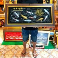 ราคา กรอบรูป ปลาคราฟ ภาพปลามงคล ภาพปลา ปลา กรอบรูปปลา ปลา9ตัว ภาพปลาคราฟ ภาพปลาเรียกทรัพย์ รูปปลา รูปภาพปลา รูปปลามงคล รูปสวย (22679931310)