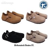 ราคา Birkenstock LONDON รองเท้าหนังนิ่มนิ้วเท้ากลม 1023650 (41907631121)