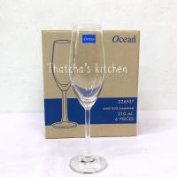 ราคา (Ocean) แก้วแชมเปญ รุ่น 026F07 SANTE FLUTE CHAMPAGNE ความจุ 210 มล. บรรจุ 6 ชิ้น (27716328735)