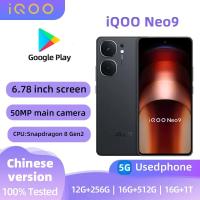 ราคา IQOO Neo 9 5g สมาร์ทโฟนหน้าจอ 256GB ทุกสีสภาพดีโทรศัพท์มือสองต้นฉบับ (43519318989)