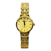 ราคา SUBMARINE นาฬิกาข้อมือรุ่น J-174L สายเลสสีทอง หน้าปัดดำ กันน้ำ 100M สำหรับผู้หญิง US SUBMARINE (40168768571)