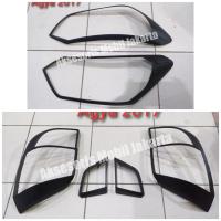 ราคา ใหม่ AGYA AYLA 2017 UP ACC_MJKT FRONT REAR BLACK LIGHT GARNISH LIST PACKAGE (41372704742)