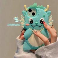 ราคา สามมิติการ์ตูนไดโนเสาร์สีเขียวใหญ่ ไอโฟน15 เคสโทรศัพท์ 14 ซิลิโคน 13โปรแม็กซ์ หญิง 11 นุ่ม 12 (27292671437)