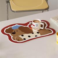 ราคา เรียบง่าย เสื่อโต๊ะทนน้ํามันสุนัขน่ารักเสื่อมื้ออาหารการ์ตูนฉนวนเสื่อมื้ออาหารรถไฟเหาะกันน้ํา (26808545162)