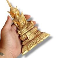 ราคา MUT[88]พระรัตนะ ปางสะดุ้งมาร หน้าตักประมาณ 3 นิ้ว เป็นพระพุทธรูปสมัยรัตนโกสินทร์ เนื้อโลหะทองเหลืองปิดทองงดงามมาก (17994947083)