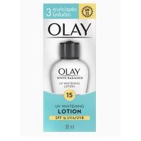 ราคา โลชั่นบำรุงผิวหน้า ผสมกันแดด โอเลย์ ไวท์ เรเดียนซ์ ยูวี ไวท์เทนนิ่ง OLAY WHITE RADIANCE UV WHITENING LOTION SPF15 30ml. (27526680889)