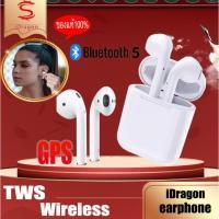 ราคา iDragon TWS earphone Bluetooth พร้อมกล่องชาร์จ หูฟัง บลูทูธ 2 ข้าง หูฟังไร้สายแบบคู่ ระบบสัมผัส พร้อมส่ง (3337305617)