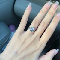 ราคา แหวนเพชรชู 2กะรัต เพชรสังเคราะห์นำเข้ามาเอง ลิขสิทธิ์ PRIMALA DIAMOND (939995713)