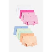 ราคา H&M(เอชแอนด์เอ็ม) กางเกงในบ็อกเซอร์ผ้าคอตตอน แพ็ก 10 ตัว เด็กผู้หญิง 0690054_2 (43150783881)