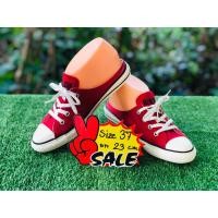 ราคา รองเท้า Converse All Star เปิดส้น ✨มือสอง ของแท้ 100 % ✨ไซส์ 37 ยาว 23.5 cm. (25053783238)